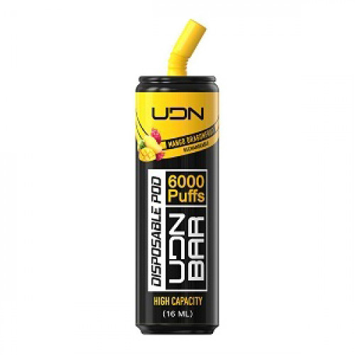 Электронная сигарета UDN BAR Mango Dragonfruit 6000 затяжек (УДН Бар Манго Драгон Фрукт)