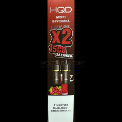 Картридж HQD LUX Морс Брусника 2шт